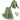Green Sweater Skirt Two-piece Knitted - MVRX