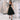 Short Black Suspender Dress - MVRX