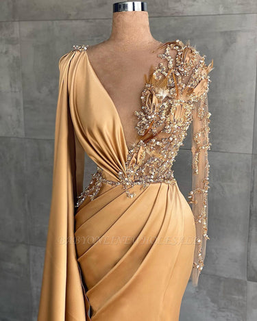 Golden Goddess Lace Dress - MVRX