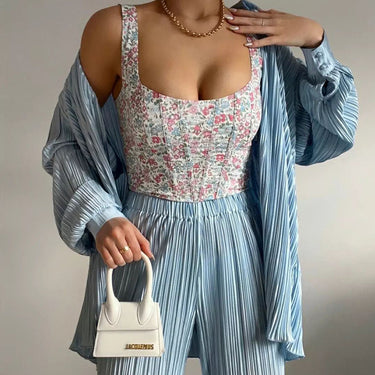 Long Sleeve Top Loose Outfit - MVRX