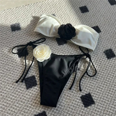 Daybreak Bloom Bandeau Swimwear - MVRX