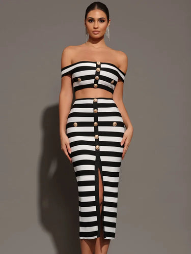 Sunset Stripe Bandage Mini Set - MVRX