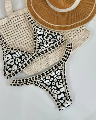 Citrine Pleat Bikini Swimwear - MVRX