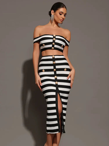 Sunset Stripe Bandage Mini Set - MVRX