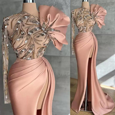 Sequin High Split Dress - MVRX