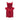 U-neck Red Vintage Scrub High Waist Lace-up Short Style Bag Hip Skirt Two-piece Set - MVRX
