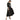 Women's Half Turtleneck Single Breasted Wool Coat Skirt Set - MVRX