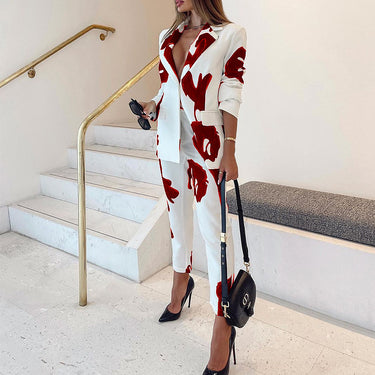 Vintage Printed Business Suit - MVRX