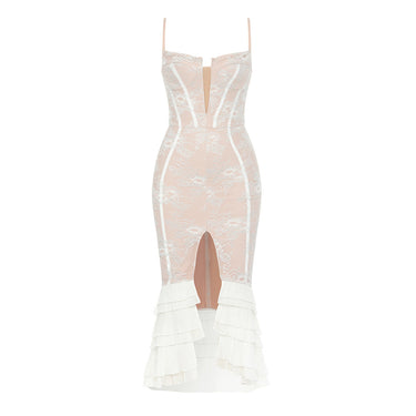 Lace Evening Dress - MVRX