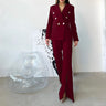Zipper Bell-bottom Business Suit - MVRX