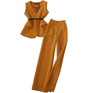 Two-piece thin wide-leg trousers - MVRX