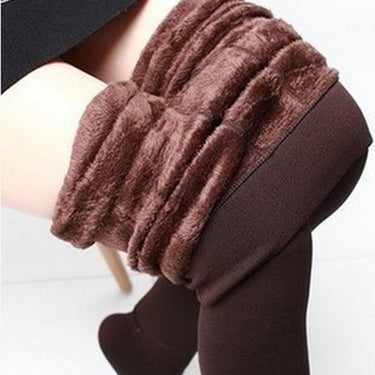 Fleece Leggings Thick High Stretch Woman Pants - MVRX