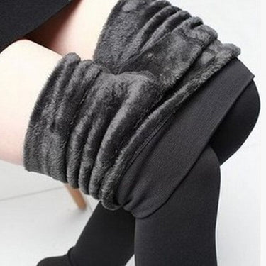 Fleece Leggings Thick High Stretch Woman Pants - MVRX