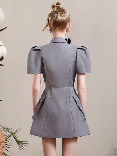Puff Sleeve Dress - MVRX