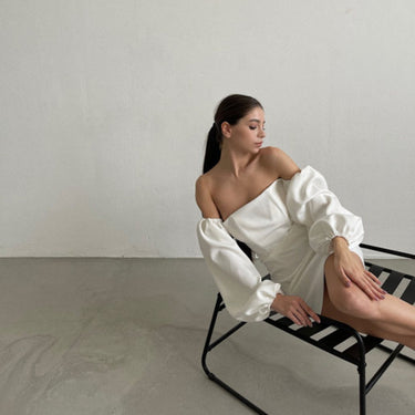 White Party Dress - MVRX