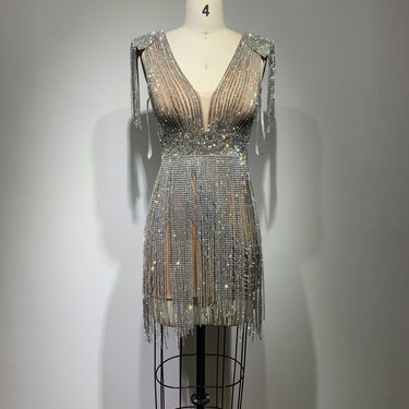 Tassel Diamond Dress - MVRX