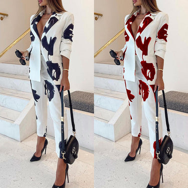 Vintage Printed Business Suit - MVRX