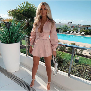 Vintage Sexy Skinny Pleated Dress - MVRX