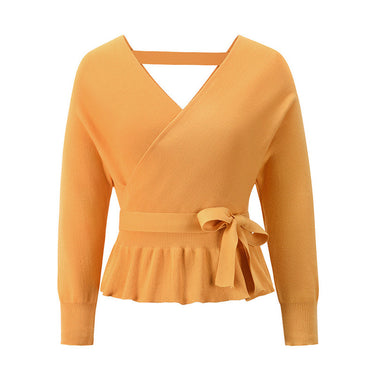 Sexy V-Neck Knitted Top - MVRX
