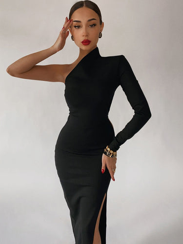 High Slit Party Sheath Dress - MVRX