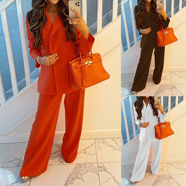 Jacket Wide-leg Pants Suit - MVRX