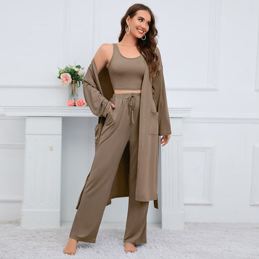 Camisole Coat Wide Leg Pants Suit - MVRX