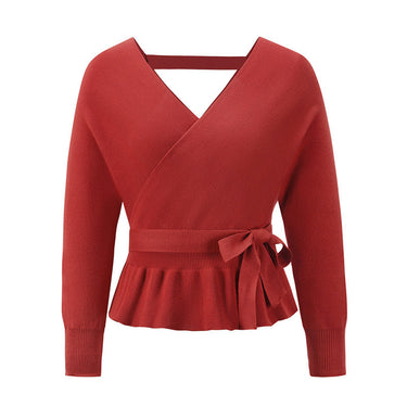 Sexy V-Neck Knitted Top - MVRX