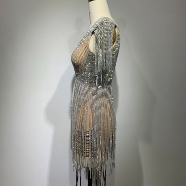 Tassel Diamond Dress - MVRX