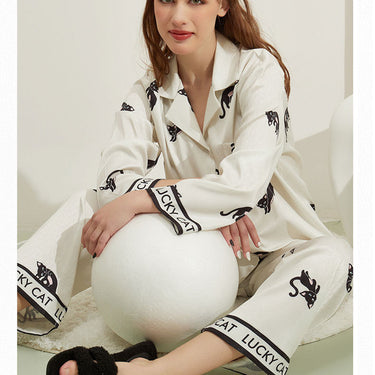 Ice Silk Pajamas Homewear Suit - MVRX