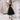 Short Black Suspender Dress - MVRX