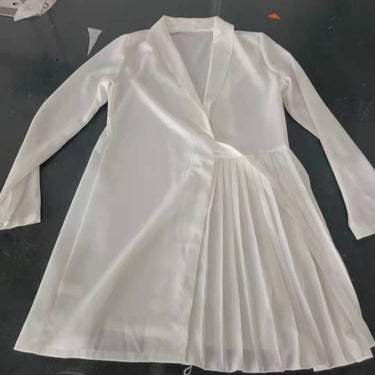 Pleated Coat Dress - MVRX