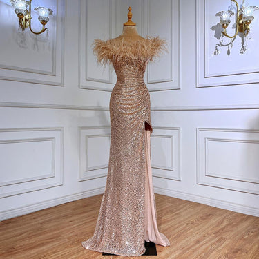High-end Heavy Industry Evening Dress Is Shiny - MVRX
