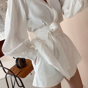 Crisp White Casual Suit - MVRX