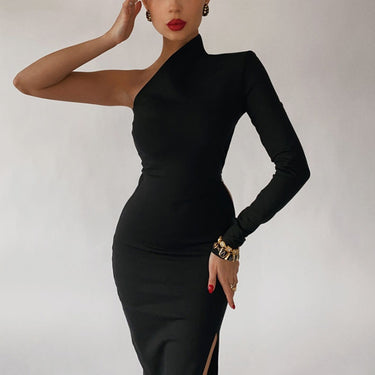 High Slit Party Sheath Dress - MVRX