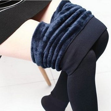 Fleece Leggings Thick High Stretch Woman Pants - MVRX