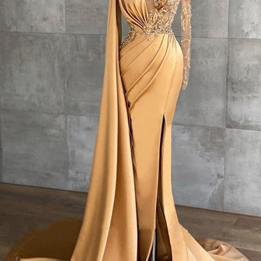 Golden Goddess Lace Dress - MVRX