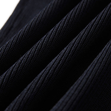 Metal Buckle Knitted Dress - MVRX