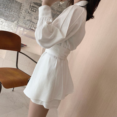 Crisp White Casual Suit - MVRX