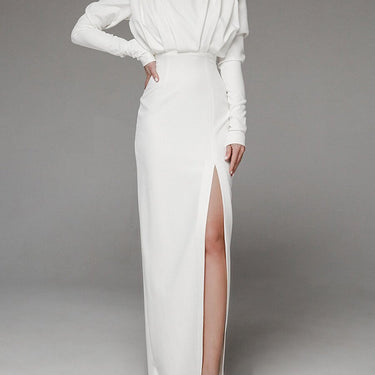 Turtleneck Pullover Dress - MVRX