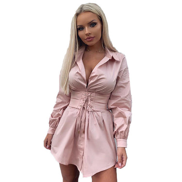 Vintage Sexy Skinny Pleated Dress - MVRX