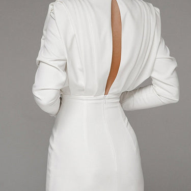 Turtleneck Pullover Dress - MVRX