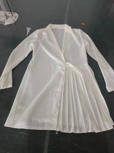 Pleated Coat Dress - MVRX