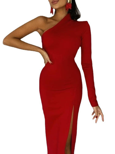 High Slit Party Sheath Dress - MVRX
