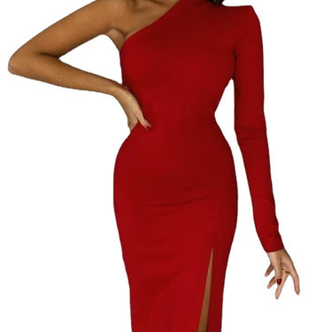 High Slit Party Sheath Dress - MVRX