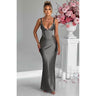 Elegant Satin Slim Strap Dress - MVRX
