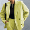 Pure Color Suit Pants Set - MVRX