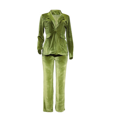 Coat Wide Leg Pants Suit - MVRX