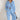 Loose Long Sleeves Shirt High Waist Straight Pants Suit - MVRX
