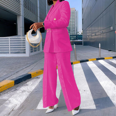 Wide Leg Pants Suit - MVRX