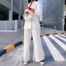 Wide Leg Pants Suit - MVRX